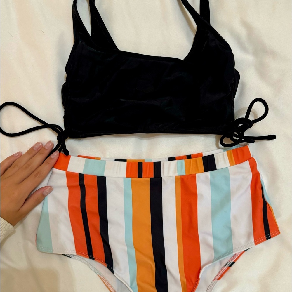 Striped Bikini Set
